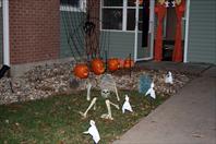 Laura did an excellent job of decorating for Halloween!