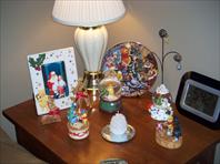 Laura getting the house ready for Christmas
