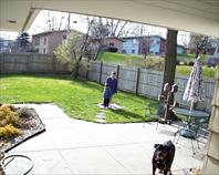 Elizabeth Johnson, Adrian Johnson and Fritz - House on maple drive Omaha, NE