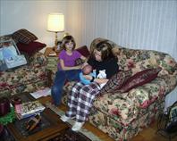 Chelsea Bachman, Ian Johnson and Elizabeth Johnson - house on maple drive