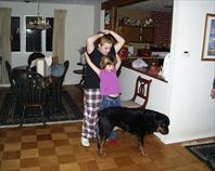 Elizabeth Johnson, Fritz and Chelsea Bachman - house on maple drive