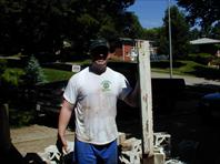 Removing the tank barrier we had out front
