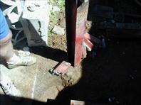Removing the tank barrier we had out front