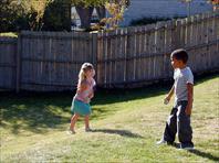 Sydney Hellerich and Adrian Johnson - taken at the house on Maple Drive