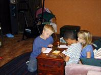 Michael Bachman, Adrian Johnson and Chelsea Bachman - taken at the house on Maple Drive