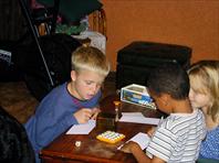 Michael Bachman, Adrian Johnson and Chelsea Bachman - taken at the house on Maple Drive