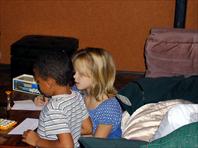 Adrian Johnson and Chelsea Bachman - taken at the house on Maple Drive