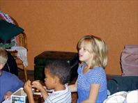 Adrian Johnson and Chelsea Bachman - taken at the house on Maple Drive