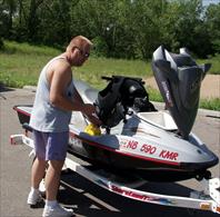 Jet Skiing with Steve Solberg - State Lakes July 2001