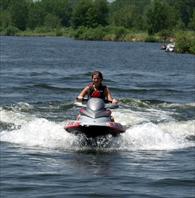 Jet Skiing with Steve Solberg - State Lakes July 2001