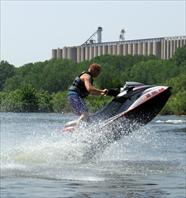 Jet Skiing with Steve Solberg - State Lakes July 2001