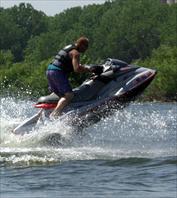 Jet Skiing with Steve Solberg - State Lakes July 2001