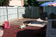 We tore up all of the sod from Laura